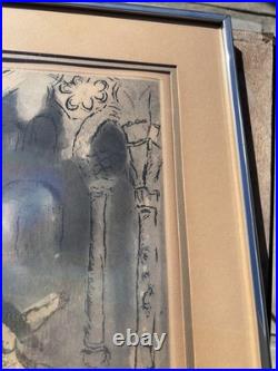 Marc Chagall The Marriage Licensed Restrike Etching Aquatint With Authentication