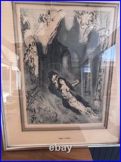 Marc Chagall The Marriage Licensed Restrike Etching Aquatint With Authentication
