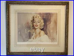 Marilyn Monroe Signed Limited Edition Print by Gordon King Framed and Mounted