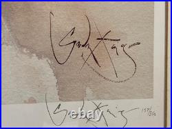 Marilyn Monroe Signed Limited Edition Print by Gordon King Framed and Mounted