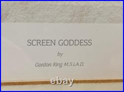Marilyn Monroe Signed Limited Edition Print by Gordon King Framed and Mounted