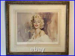 Marilyn Monroe Signed Limited Edition Print by Gordon King Framed and Mounted