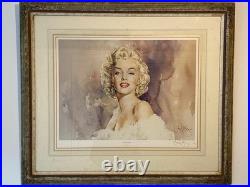 Marilyn Monroe Signed Limited Edition Print by Gordon King Framed and Mounted