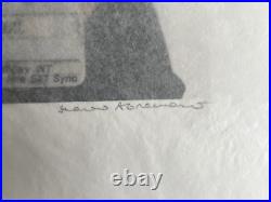 Marina Abramovic Abramovic 512 Hours Signed Numbered Limited Edition Print /100