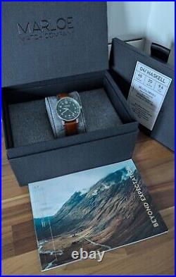 Marloe Haskell Field Standard Green Watch, Manual Wind, Swiss, New Cond, Full Set