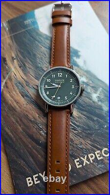 Marloe Haskell Field Standard Green Watch, Manual Wind, Swiss, New Cond, Full Set