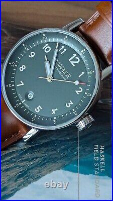 Marloe Haskell Field Standard Green Watch, Manual Wind, Swiss, New Cond, Full Set