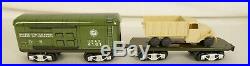 Marx #10471 Us Army (9) Piece Electric Military Supply Train Set-un-run Mib