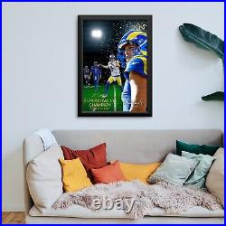 Matthew Stafford Super Bowl LVI Limited Edition Wall Poster 18 x 24 numbered