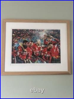 Meirion Jones Cymru Euro'16 Limited Edition Signed Print 2/20 Framed