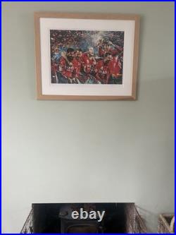 Meirion Jones Cymru Euro'16 Limited Edition Signed Print 2/20 Framed