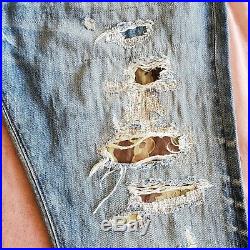 Men Polo Ralph Lauren Distressed Patch Sullivan Slim Fit Camo Jeans Ltd. Edition