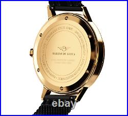 Men's Gold Gloss Limited Edition Swiss Mvt Watch By Nation of Souls RRP £189