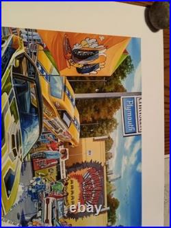 Michael Irvine. The Caravan Of Speed Color Print. 371/800