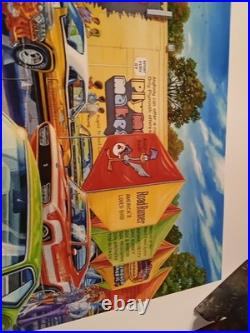 Michael Irvine. The Caravan Of Speed Color Print. 371/800