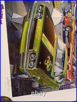 Michael Irvine. The Caravan Of Speed Color Print. 371/800