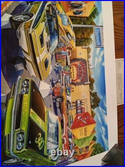 Michael Irvine. The Caravan Of Speed Color Print. 371/800