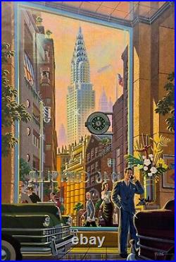 Michael Young CHRYSLER Hand Signed Limited Edition Canvas Serigraph 24 x 35