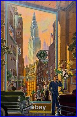 Michael Young CHRYSLER Hand Signed Limited Edition Canvas Serigraph 24 x 35