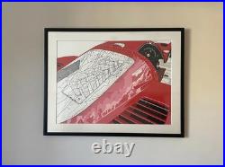 Michel Raimon Ferrari Type 512S Signed Framed Print Limited Edition of 250