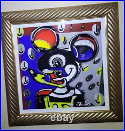 Micky Mouse Limited Edition Print, 1/30, Framed, 17x17