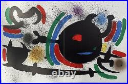 Miró Original Lithograph (1972) from Joan Miró Lithographie I (1972) No. X