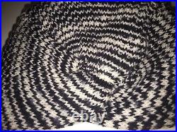 Missoni Winter Warm Black & White Knit Stylish Turban! Cozy Warmness Piece