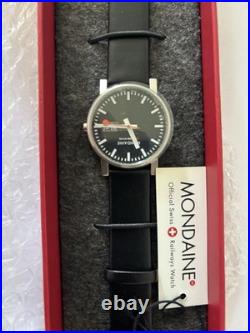 Mondaine Official Swiss Railway Watch SBB CFF FFS Excellent Unworn Condition