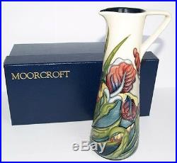 Moorcroft 24cm LARGE JUG IRIS Design Box MCC Ltd 1 Star Piece 1996 Rachel Bishop