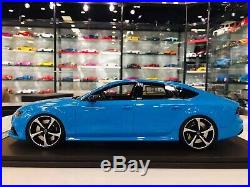 Motorhelix 1/18 Audi licensed RS7 Baby Blue no BBR MR makeup LAST PIECE