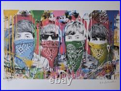 Mr. Brainwash Signed Beatles- Collectable Lithograph