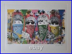 Mr. Brainwash Signed Beatles- Collectable Lithograph