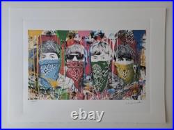 Mr. Brainwash Signed Beatles- Collectable Lithograph