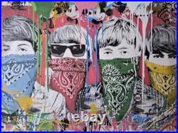 Mr. Brainwash Signed Beatles- Collectable Lithograph