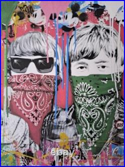 Mr. Brainwash Signed Beatles- Collectable Lithograph