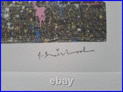 Mr. Brainwash Signed Girl with a Red Heart Balloon Collectable Lithograph