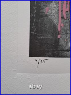 Mr. Brainwash Signed Jimi Hendrix Collectable Lithograph