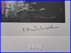 Mr. Brainwash Signed Jimi Hendrix Collectable Lithograph