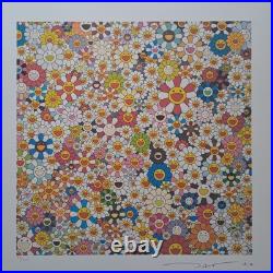 Murakami Takashi Signed Field of Smiling Flowers Certificate
