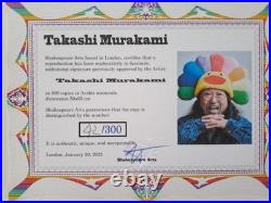 Murakami Takashi Signed Many Things Await Beyond Anywhere Door Certificate