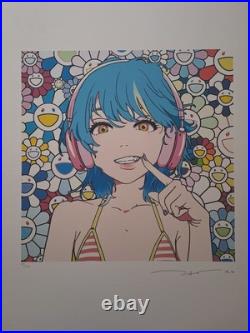 Murakami Takashi Signed Mebae Smile Certificate