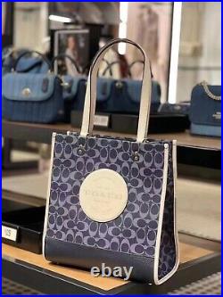 NWT Coach Dempsey Tote In Signature Jacquard And Coach Patch c2823