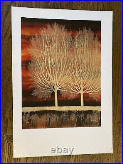 Nakisa Seika Limited Edition Ruby Two Signed Silver Foil 1/195 30x22
