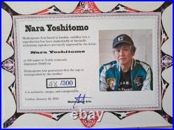 Nara Yoshitomo Signed Peace of Mind Certificate