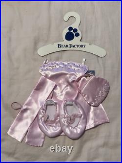 New Bear Factory Pink Evening Dress Prom Outfit 4 Piece Limited Edition Rare