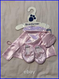 New Bear Factory Pink Evening Dress Prom Outfit 4 Piece Limited Edition Rare