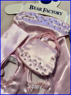 New Bear Factory Pink Evening Dress Prom Outfit 4 Piece Limited Edition Rare