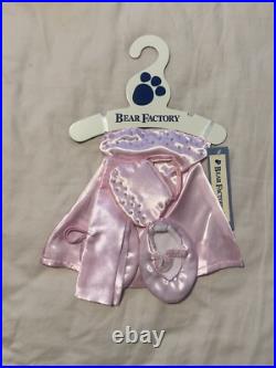 New Bear Factory Pink Evening Dress Prom Outfit 4 Piece Limited Edition Rare