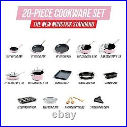 New Pink Diamond Limited Edition 20 Piece Toxin Free Kitchen Set As Seen On Tv