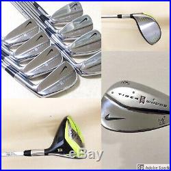 Nike Tiger Woods Limited Edition Set 3-P+TW Driver+TW 56 Wedge (10x Pieces)